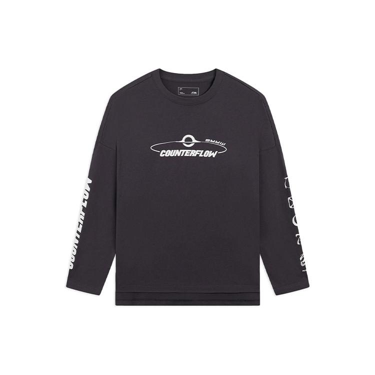 Li Ning CF T Shirt Unisex Earth Surface Gray ATLS095-2 M