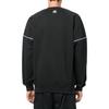 adidas Originals Trefoil Logo 3-Stripes Crew Neck Long Sleeve Sweatshirt Men Tops Black HK7344