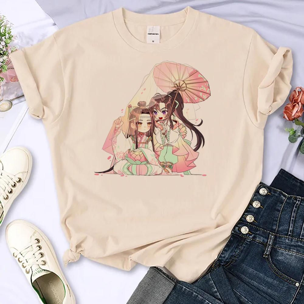 Mo Dao Zu Shi T-shirts Women Comic Summer Tshirt Female Funny Streetwear Clothes