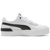 Puma Carina Lift Two-Layer Leather Casual Comfortable Low-Top Sneakers Women sneakers Black White Gray 373031-16