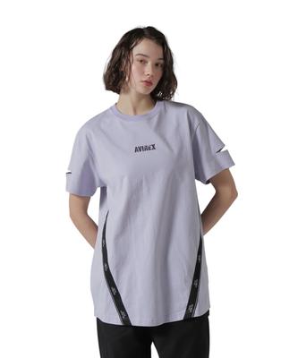 AVIREX CUFFS OPEN LOGO TAPE EMBROIDERED ONEPIECE F 080 Purple 783-5117603