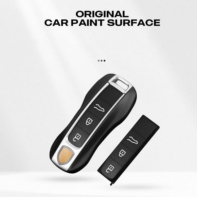 Per Porsche Panamera Cayenne Macan Taycan Boxster 718 911 Custodia Chiave Auto Pad in Gomma Portachiavi Telecomando Sostituzione Pulsante Chiave in Silicone