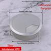 ABS Round Wire Desk Grommet Cover for Desktop Cable Management and Furniture Cabinet Hardware.