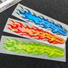 Pegatinas de Llamas Impermeables Calcomanías de Motocicleta Reflectantes Pegatinas de Llamas Calcomanías para Coche Autoadhesivas Calcomanías de Seguridad de Llamas