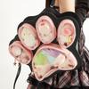 Cat Paw Ita Bag Pin Doll Display Backpack Transparent Pouch Backpack for Cat Lover Gift Street Daily Outings