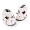 Winter Warm Christmas Cartoon Deer Baby Shoes Soft-soled Infant Toddler Boots