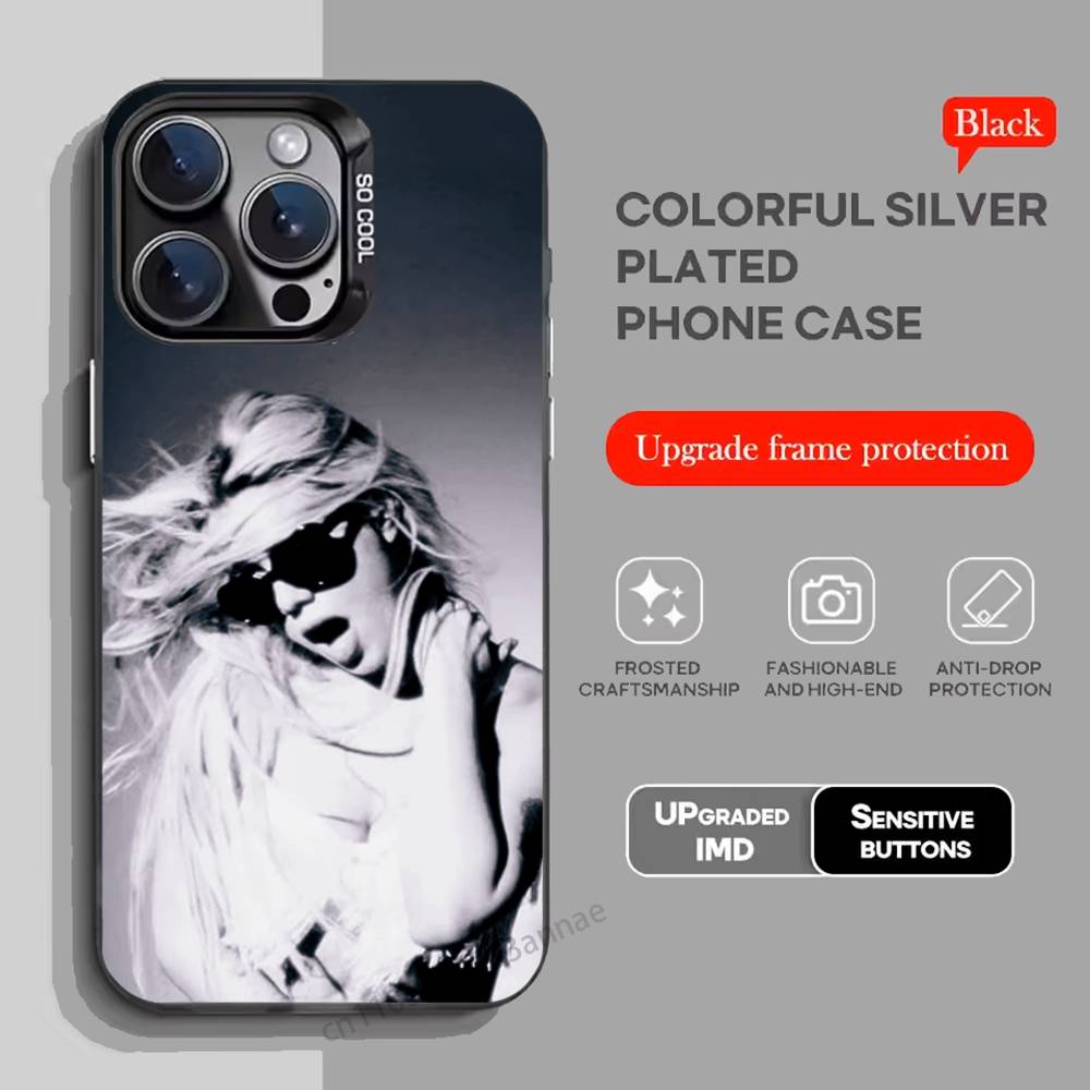 Singer Slayyyter Phone Case For iPhone 17,16,15,14,13,12,11,Pro,Max,Plus,Mini,X,XS,XR,8,S,SE Soft Black Case