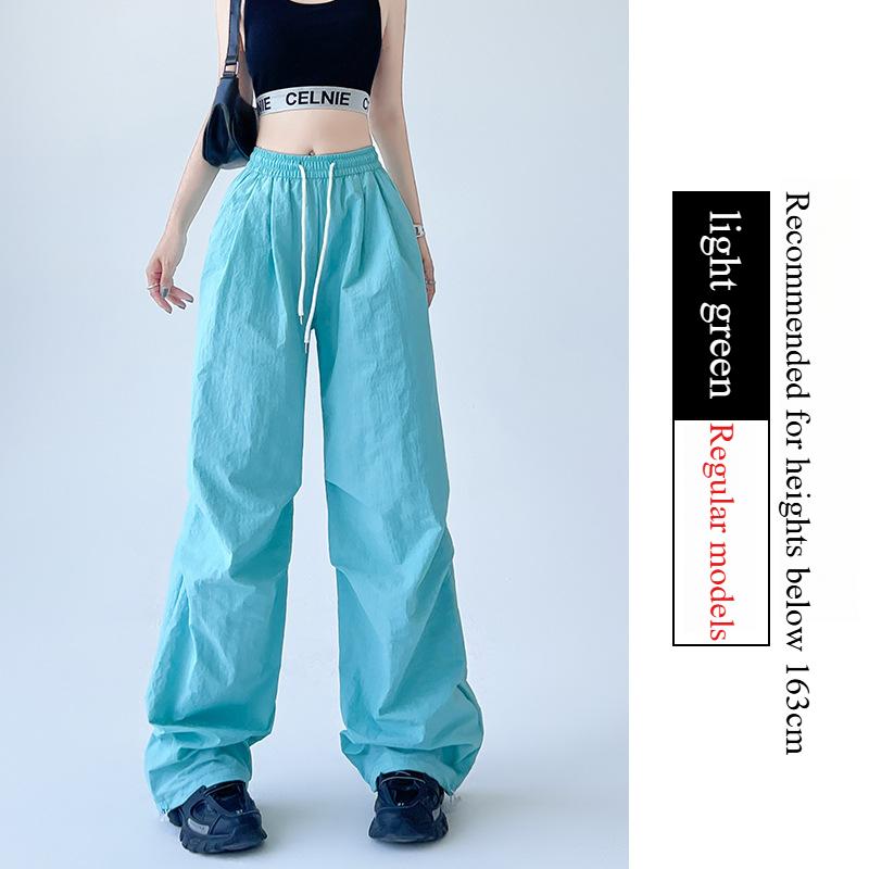 GMXIA Damenmode, lässig, einfarbig, bedruckt, hohe Taille, Hosen und Caprihosen