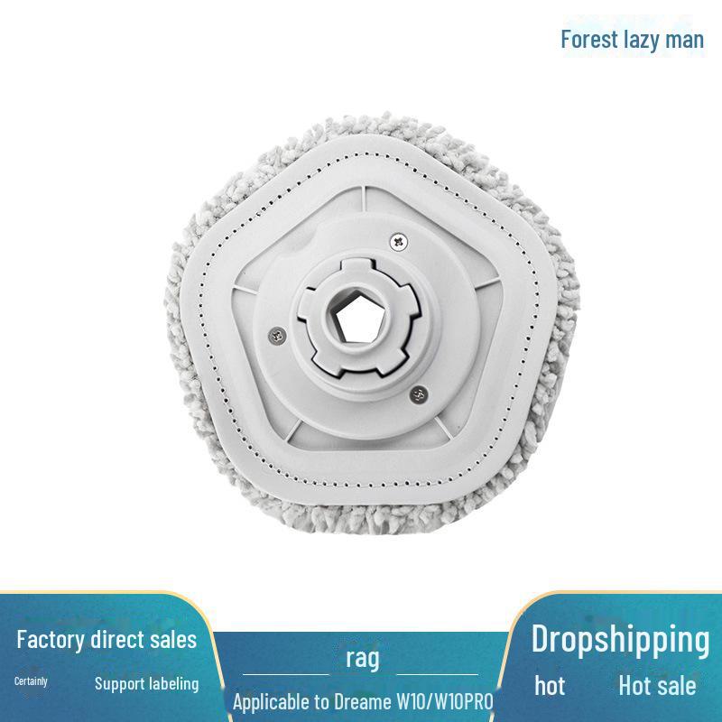 Compatible Accessories for Xiaomi Dreame W10/W10 PRO: Roller Brush, Main Brush, Side Brush, Washable Filter