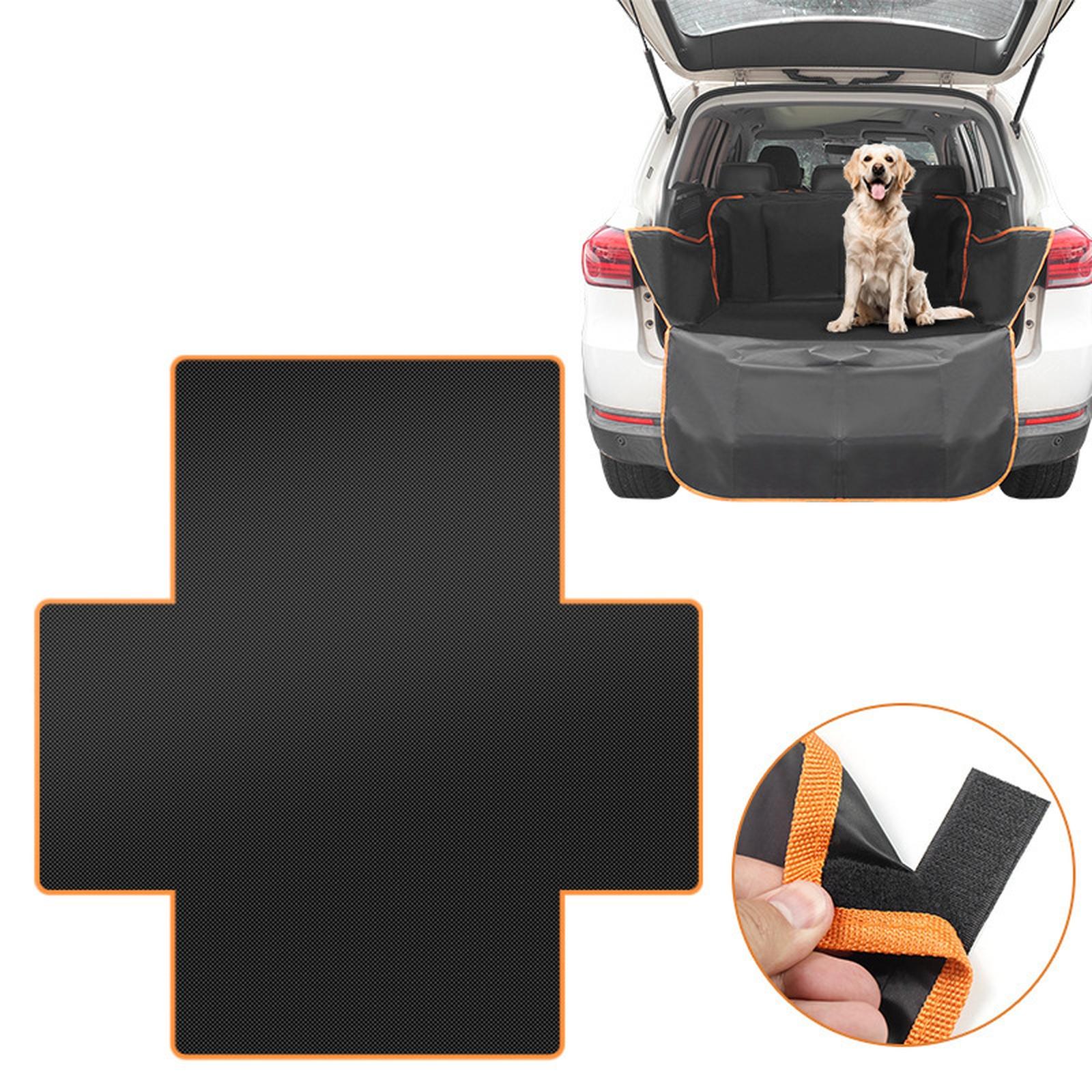 

Чехол на сиденье для собаки Переноски для питомцев Дорожный коврик для маленьких средних больших собак Защитник спинки заднего сиденья автомобиля Защитная подкладка One Size чёрный