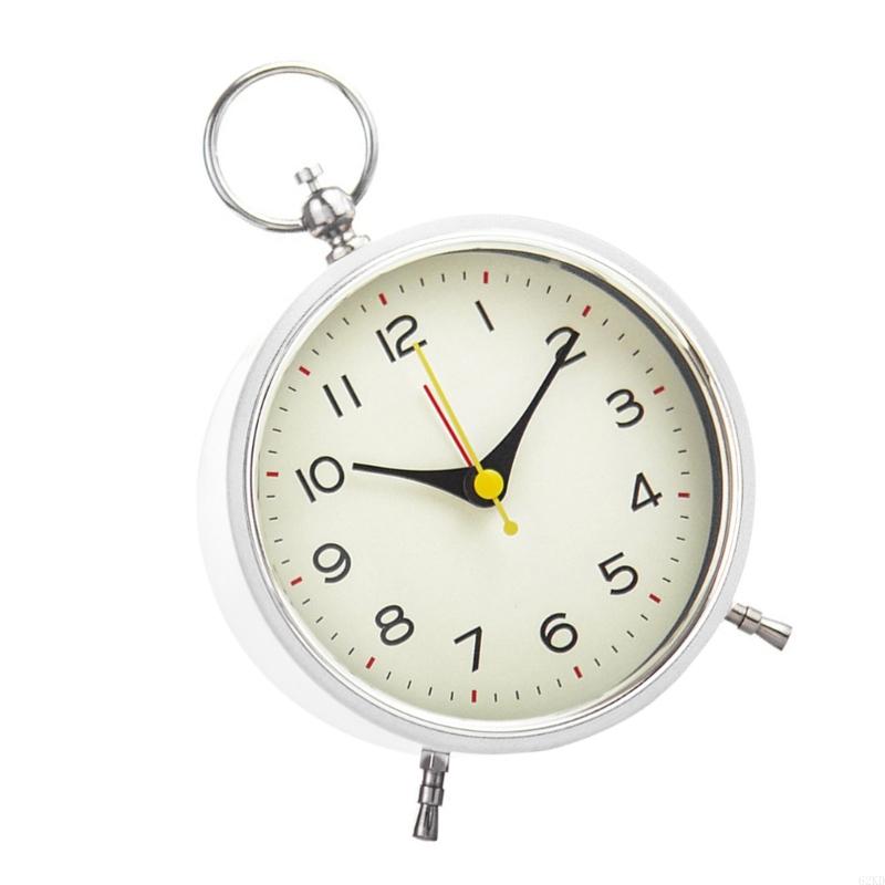 62KD Decorative Classical Alarm Clock with Nightlight for Bedroom Snooze Feature