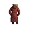 Under Armour Training Sports Solid Color Mid-Length Hooded Down Jacket Women Outerwear Burgundy 1342791-688