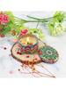 1pc Handmade DIY Jarred Scented Candle, Home Bedroom Air Freshener Ornament, Ethnic Series, Plant Fragrance