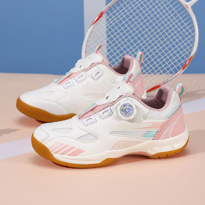 Children'S Badminton Shoes Boys And Girls Outdoor Sports Training Lightweight Non-Slip Breathable Mesh Sneakers