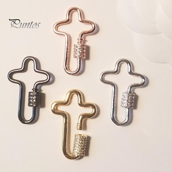 Craft Buckle Fastener Decorative Unique Shape Turnbuckle Clasp Screw Locking Jewelry Making Keychains Bracelets Necklaces Supplies Replacement
