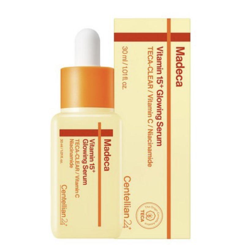 Centellian24 Madeca Vitamin 15+ Glowing Serum 30ml | Brightening Vitamin Serum for Radiant Skin 1pcs