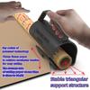 Wrapping Paper Roll Cutter Gift Wrapping Paper Roll Cutter with Handle Push Cut Tool Easy Sliding Wrap Holder Dispenser Clamp