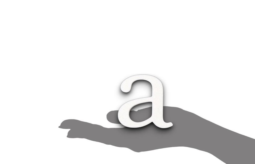 Alphabet Letters White with 7cm Uppercase (Lowercase Set) [Compatible Letters]