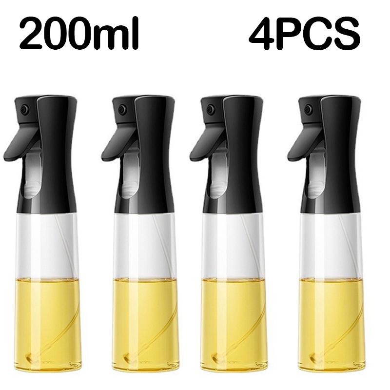 200/300/500ml Oil Spray Bottle Home Kitchen Cooking Oil Dispenser Fitness Fat Loss Camping BBQ Baking Vinegar Soy Sauce Sprayer