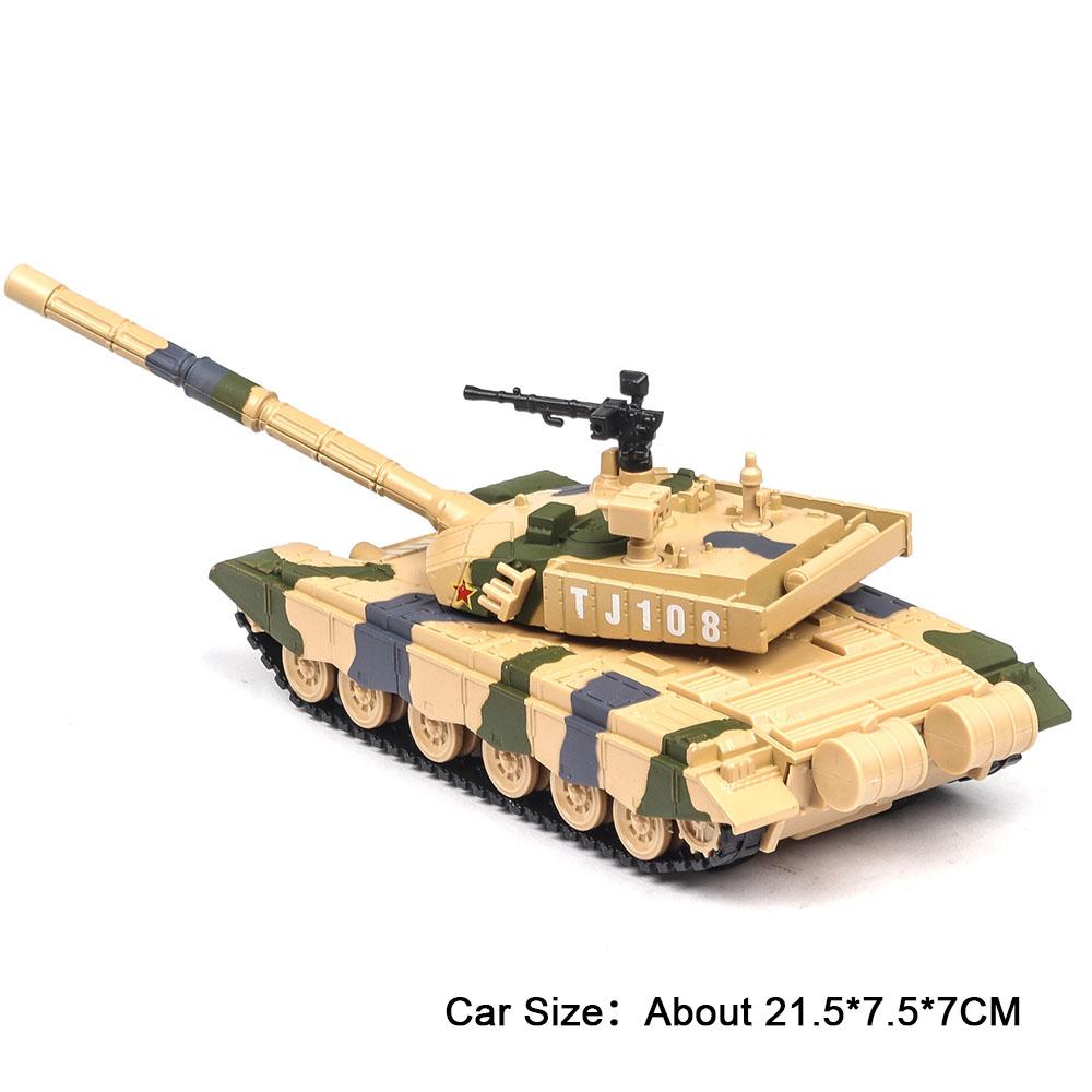1:32 Skala Legierung ZTZ-99 T99A Panzer Modell Spielzeug Metall Druckguss Militärfahrzeuge Sound Licht Rückzieher Gummi-Ketten für Kinder Geschenke