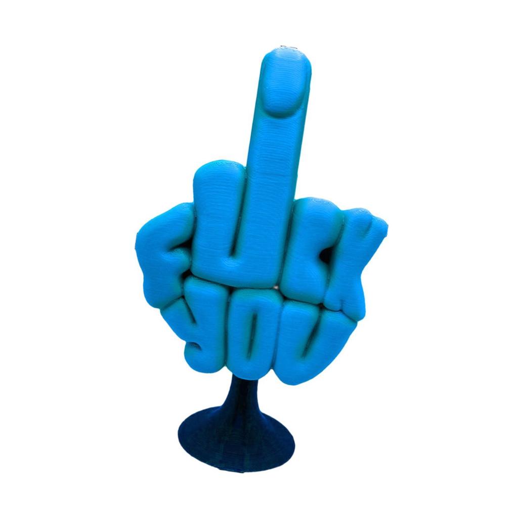 Middle Finger Decor Crafts Middle Finger Statue for Fireplace Window Desktop