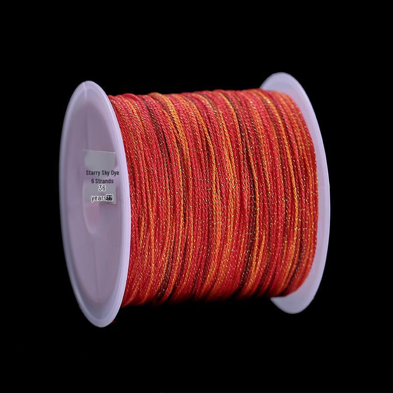 Gradient Starry Sky Thread for DIY Beading and Dragon Boat Festival Rope Weaving