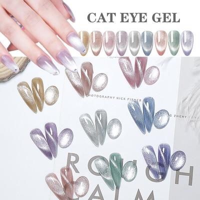 5 ml Glitter 9D Kedi Gözü Yeni Renk Varış Parlak Manyetik Uzun Ömürlü Vernik 9d kedi gözü jel cila