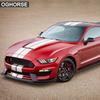 Ford Mustang Motorhaubenstreifen Aufkleber - GT Parallellinien Aufkleber zur Autodekoration