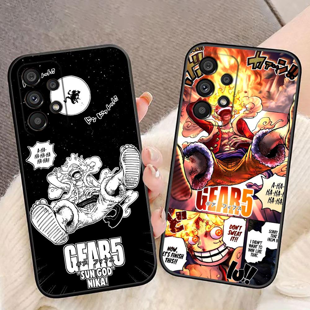 One Piece Gear 5 Luffy Phone Case For Samsung A73 A72 A71 A57 A56 A55 A54 A53 A52 A51 A37 A36 A33 A32 A23 A22 A16 A15 A14 Case