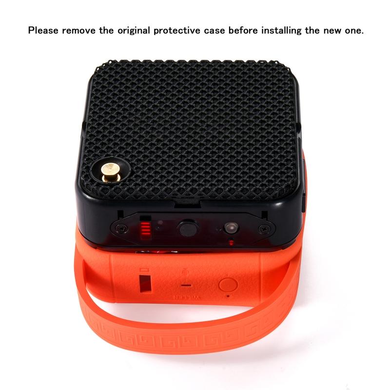 Shock-proof Silicone for Case for WILLEN Wireless Bluetooth-compatible Speaker Protective Cover Wear-resistant