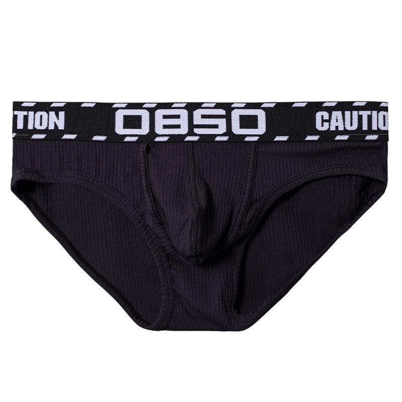 

0850 Trendy Men s Low-Waist Cotton Briefs with U-Shape Pouch M
