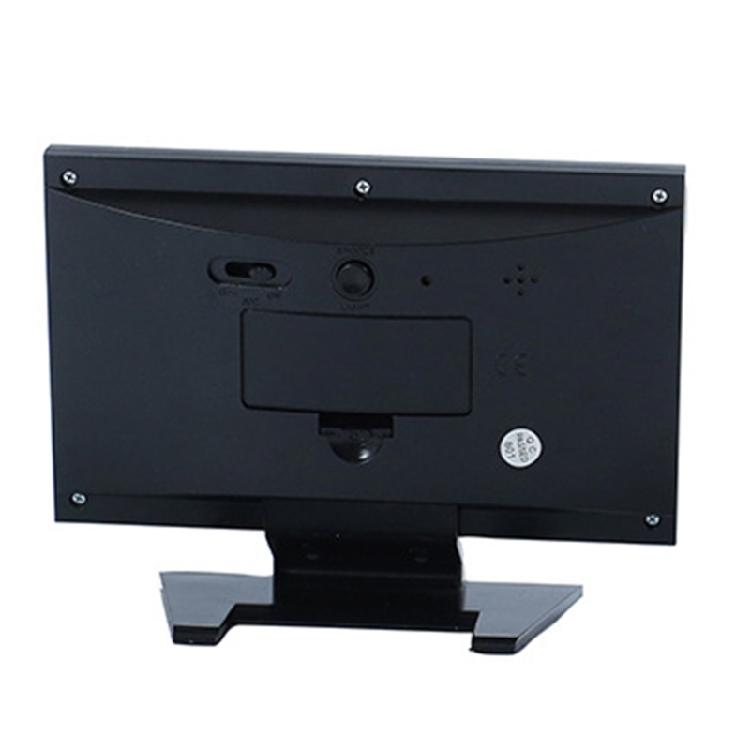 Digital Alarm Clock Battery Powereds with Voices Activated Backlit for Heavy Sleepers and Home Aesthetic