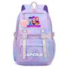Anime Demon Hunters Printed Large Capacity Waterproof Backpack Teenger Student Schoolbag Bookbag Travel Bag