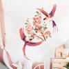 Romantic Flowers and Birds Wall Sticker Self-Adhesive Removable for Bedroom Entryway Home Decor