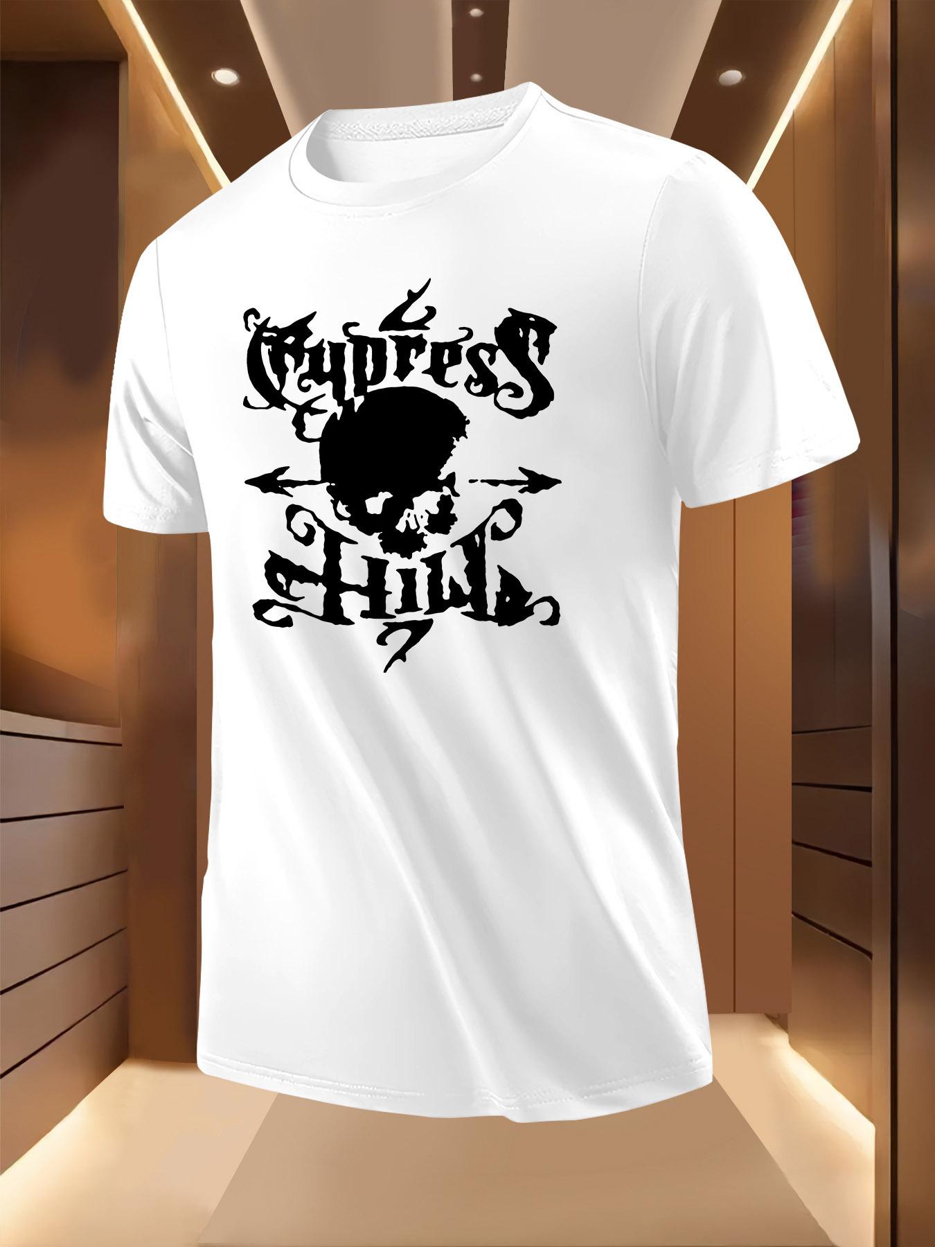 Skull Graphic Tshirt - Breathable Lightweight Polyester XL