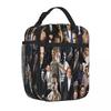 Bestseller Sam Heughan Abstrakte Schulter-Lunchtasche Mini-Reise-Neopren-Lunchtasche