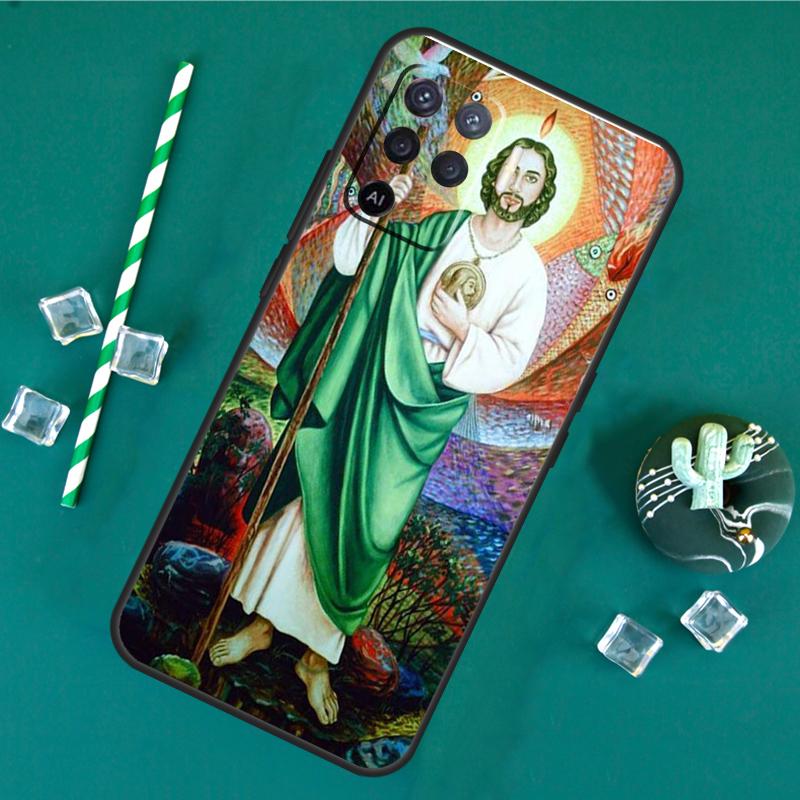 

San Judas Case For Oppo A40 A60 A80 A16 A76 A96 A18 A38 A58 A78 A98 A91 A15 A17 A74 A94 A54 A57S Cover OPPO A54 5G