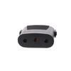 Sewing Machine Replacement Power Cable with 2-Prong Plug, Molded Connector, Black Cord for 15 66 99 201 221 301 Sewing Machine Maintenance