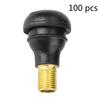 100 Pcs Car Motorcycle   Replacement Snap In Tire Tyre Valve Stem ;TR412: