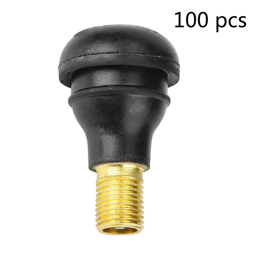 100 Pcs Car Motorcycle   Replacement Snap In Tire Tyre Valve Stem ;TR412: