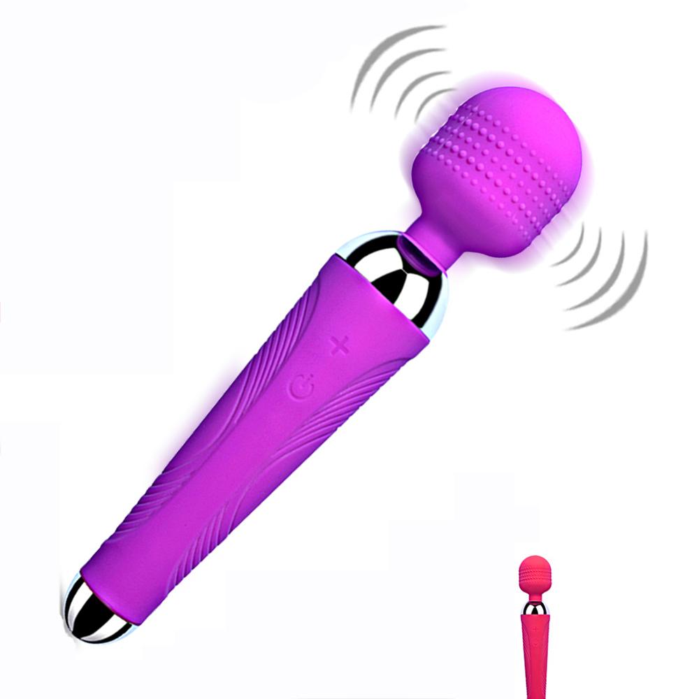 Dildo Vibrator AV Magic Wand G-Spot Massager Sex Toy For Women Couples Clitoris Stimulate Clitoris Adults Product USB Charge