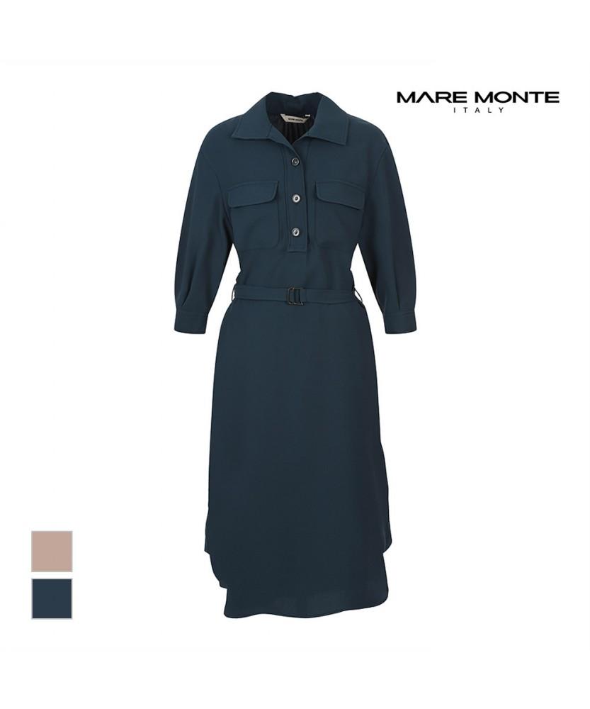 MAREMONTE Half-Open Shirt Dress_M244Mop27S0