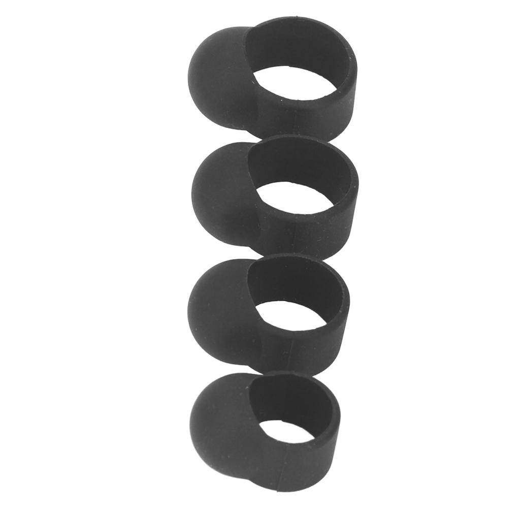 4Pcs Tongue Drum Finger Covers Silicone Comfortable Fit Knocking Finger Pick for Practice Performance