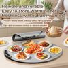 Flexible Silicone Warming Mat Foldable Food Warming Tray Food Warmer Mat Mat Warming Cutting Board Constant Warm Dishes
