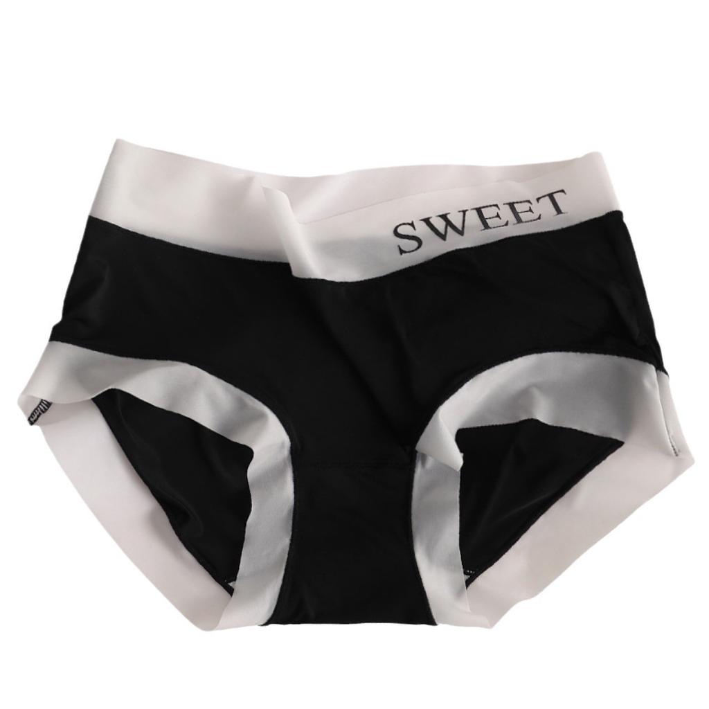 Chiloți din Mătase de Gheață fără Cusături cu Elasticitate Ridicată, Culoare Proaspătă, Ultra-subțiri, Prietenoși cu Pielea, Uscare Rapidă, Chiloți pentru Femei