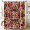 Mosaic Shower Curtain Colorful Bath Linen Decor With Modern Pattern For Bathroom Decoration Multicolor Mosaic Design Waterproof