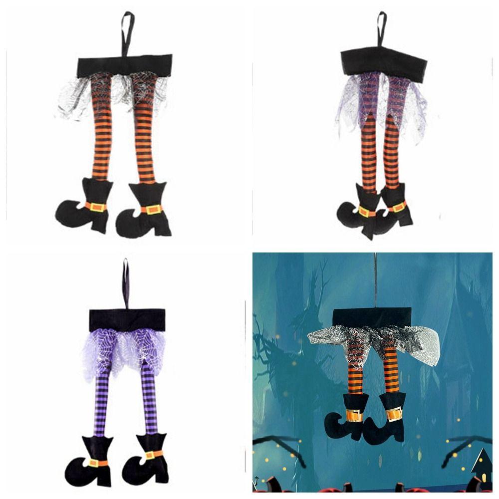 Witch Legs Witch Legs Ornament Long Leg Halloween Hanging Witch Legs Halloween Party