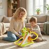 Children's Dinosaur Climbing Stairs, Children's Puzzle Electric Track, Female And Boy Toys, Sliding Slide, Playing Home