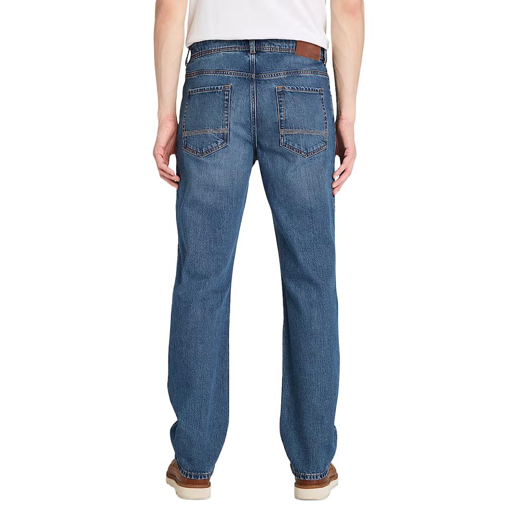 Timberland Jeans Men's Blue Moderate Straight Fit Pants TB0A6GM7A11