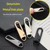 4/8Pcs Reusable Detachable Zipper Pull Replacement Tool Free for Jackets Bags Luggage Winter Coats Purses